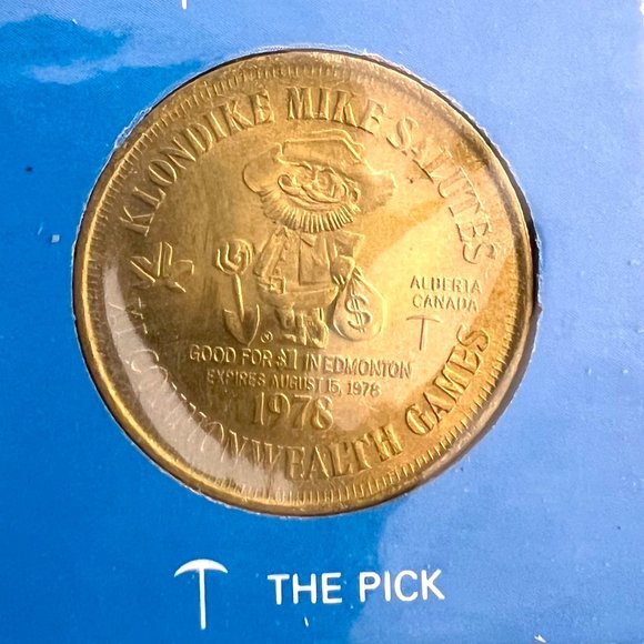1978 Klondike Days Edmonton, Alberta, Canada Set Of 4 Coins! - Picture 8 of 12